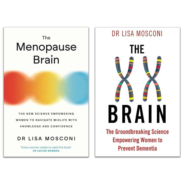 Dr. Lisa Mosconi 2 Book Set The XX Brain & The Menopause Brain