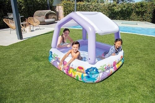 Intex Sunshade Aquarium Pool157X157X122 Cm