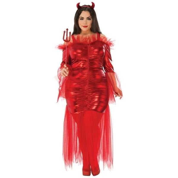 Bristol Novelty Womens/Ladies Devil Costume - Red - 