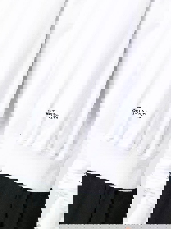 Off-White Scribble Diag Print Sweatshirt White