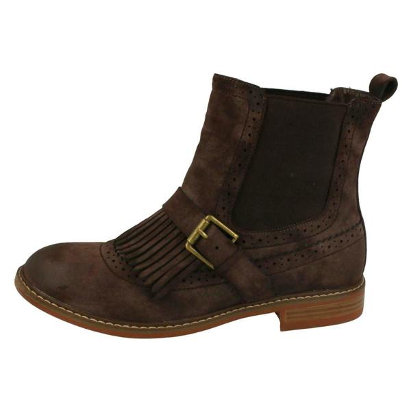 Down to Earth Ladies Down To Earth Flat Ankle Boots