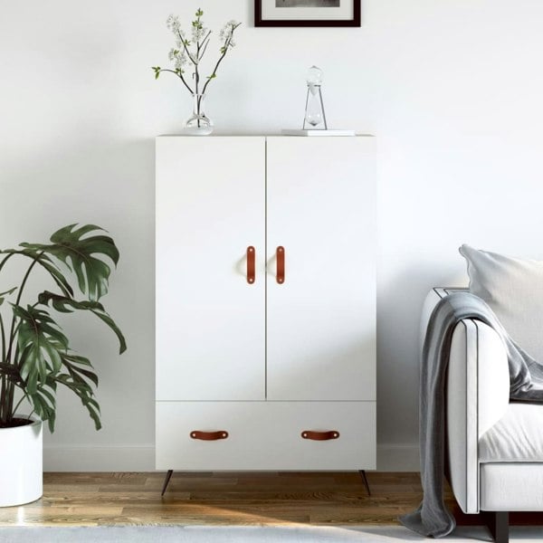 Berkfield Highboard White 69.5x31x115 cm Engineered Wood
