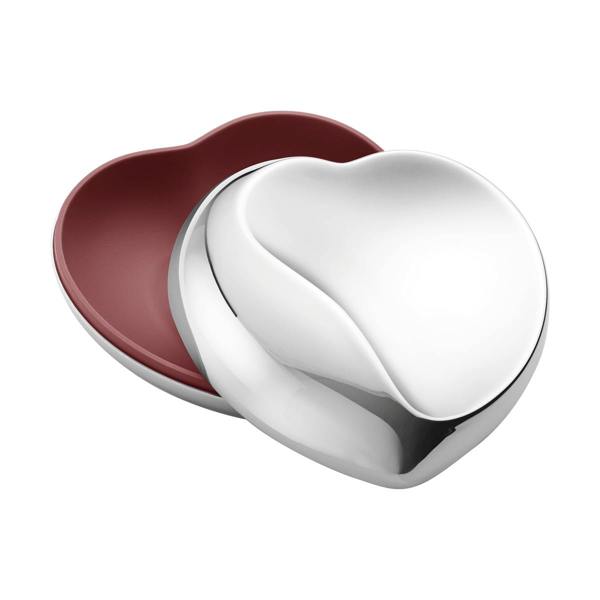 Georg Jensen Heart Shaped Box, Large - Stainless Steel - 10019818