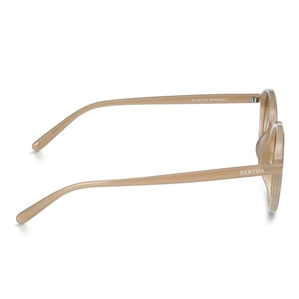 Bertha Paris Polarized Sunglasses - Black/Black - BRSBR059C2