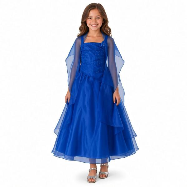Cinda Dress with Shawl