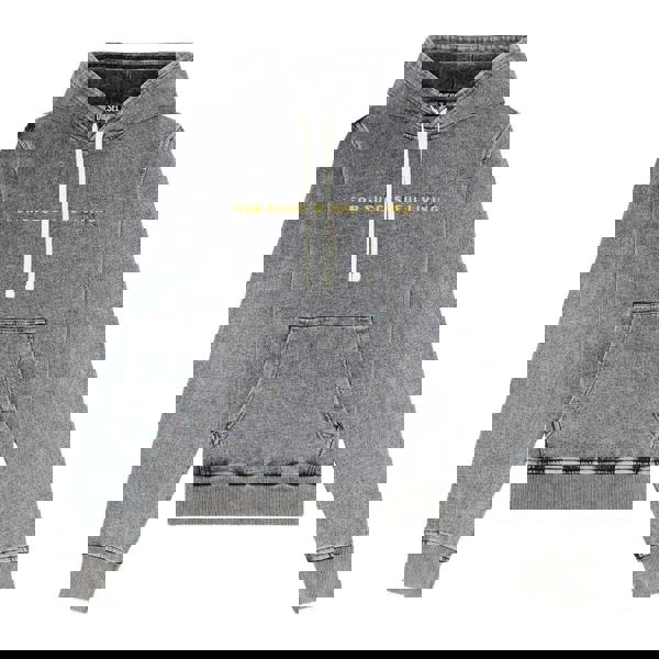 Diesel Mens Logo Hoodie - Grey Faded - 