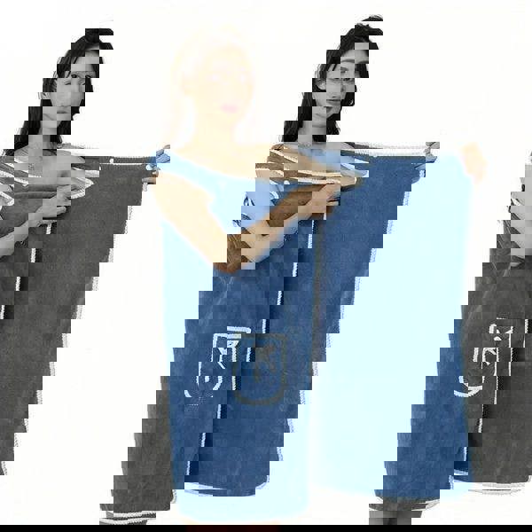 Leaper Coral Fleece Thickened Bathrobe Blanket & Towel