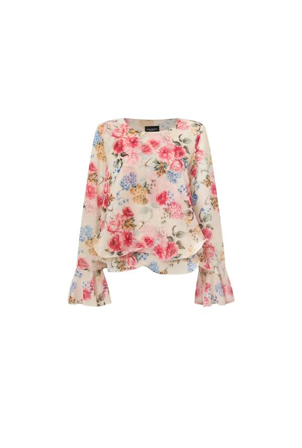 James Lakeland Flower Print Blouse