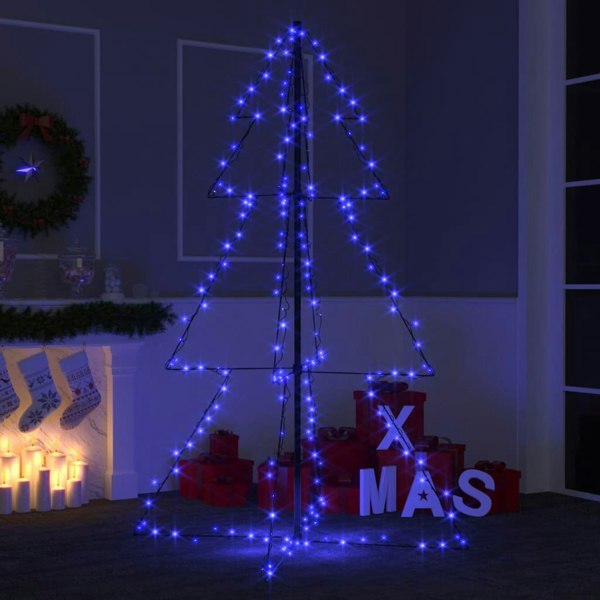 Berkfield Christmas Cone Tree 200 LEDs Indoor and Outdoor 98x150 cm