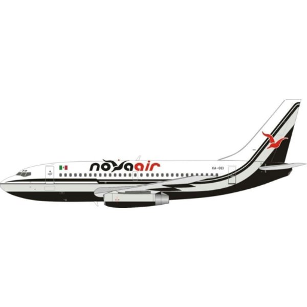 MCSlots Nova Air Boeing B737-200 XA-OCI Stand El Aviador 1:200 Inflight200 IFEAVOCI