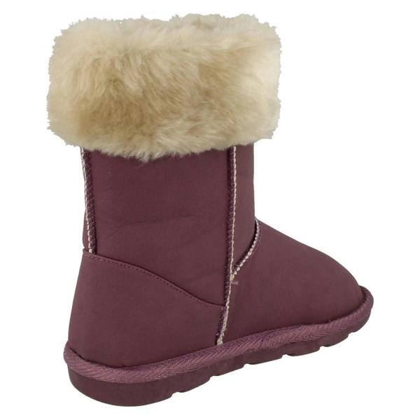 Spot On Girls Spot On Faux Fur Trim Casual Boots