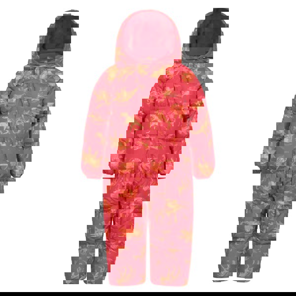 Mountain Warehouse Toddler Frosty Clouds Padded Snowsuit - Red