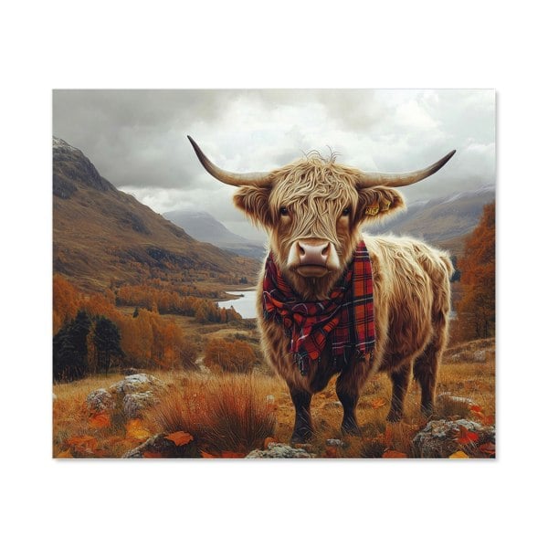 Warren Reed - Designer Autumnal Highland Cow Kitchen Splashback