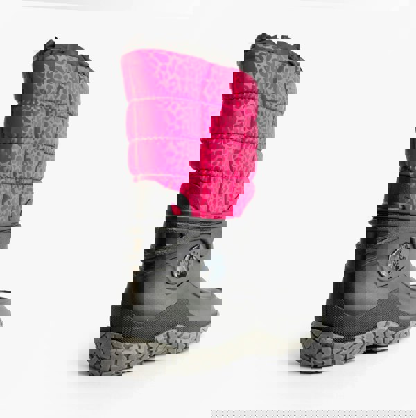 Mud Dogs NORDIC Womens Boots Black/Pink Leopard