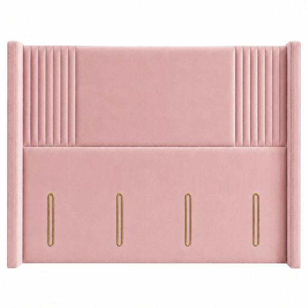 Great British Beds Oxford Headboard - Pink Plush