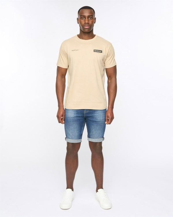 Duck and Cover Mersak T-Shirt Greige
