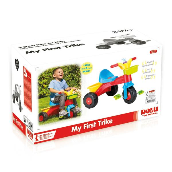 Dolu Toddler Kids My First Trike, Multicolour - 2 Years +