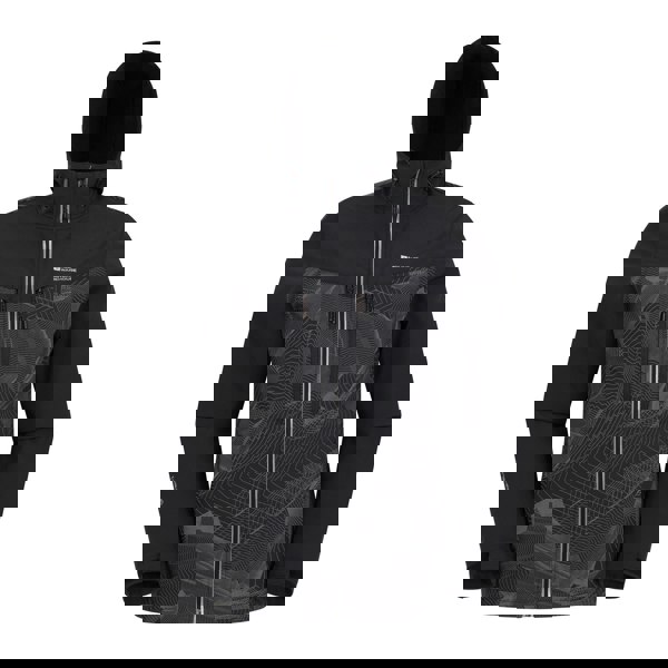 Mountain Warehouse Mens Illuminate II Soft Shell Jacket - Black