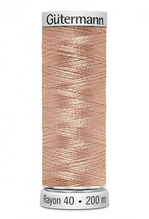 Gutermann No 40 Sulky Rayon Embroidery Thread 200m Rayon Thread Suitable For Embroidery
