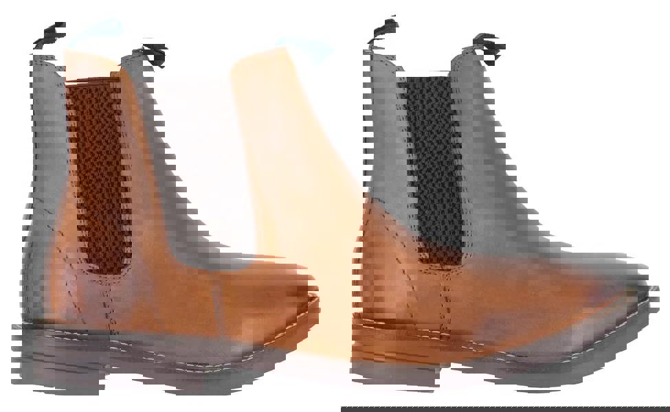 Catesby Mens Smart Casual Dress Leather Dealer Chelsea Pull On Boots