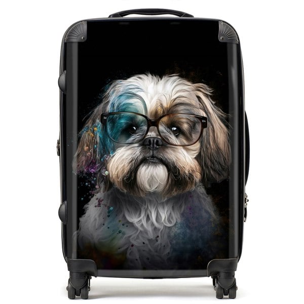 Warren Reed Lhasa Apso Splashart Suitcase