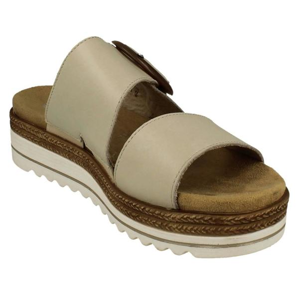 Remonte Ladies Remonte Wedge Sole Mule Sandals D0Q51