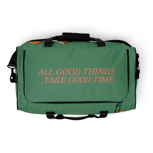 Anchor & Crew Vibrant Motif Pattern Weekender Duffle Bag