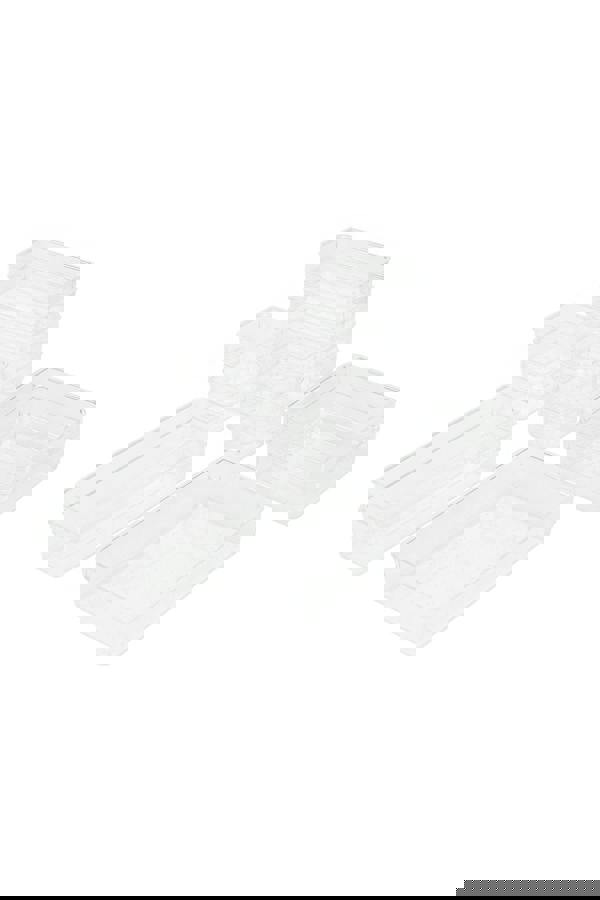 Living and Home 12PCS Clear Drawer Organizer Storage Container Box Multifunctional Organizer