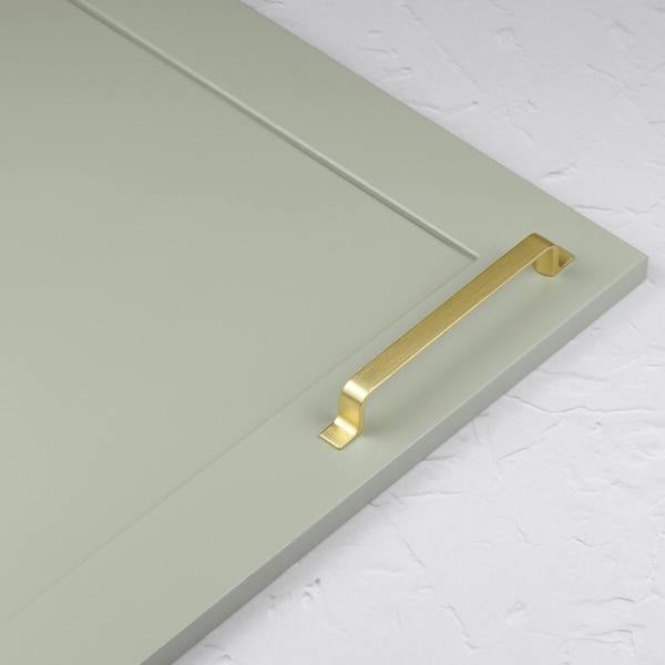 Handle & Home Brushed Brass Strap Handles