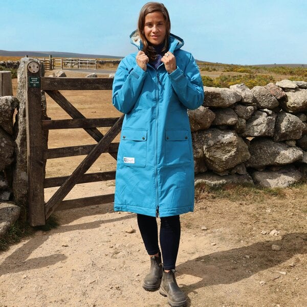 Lazy Jacks LJ159 - Longline Snug Lined Coat - Petrol
