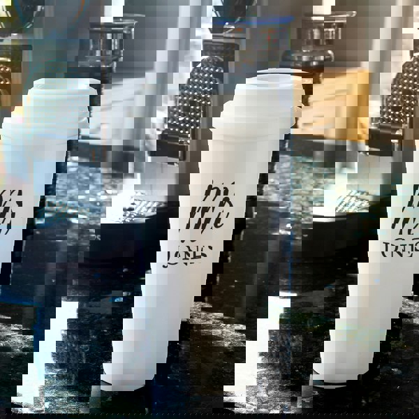 Personalised Memento Company Personalised Free Text Insulated Reusable Eco Travel Cup