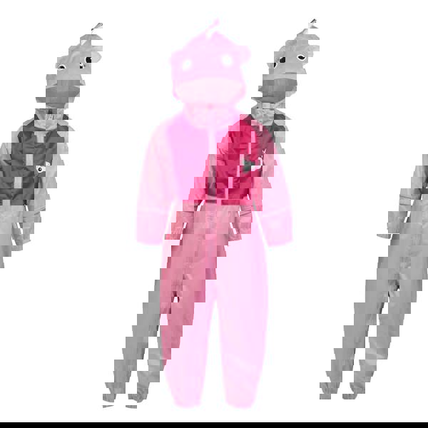 Regatta Kids Charco Luna Unicorn Puddle Suit - Sweet Pink