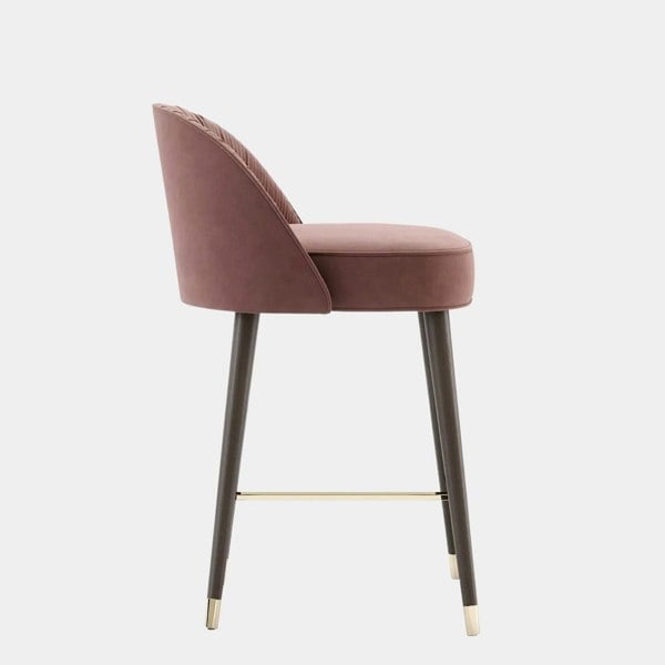 Domkapa Matilda Pleated Luxury Bar Chair