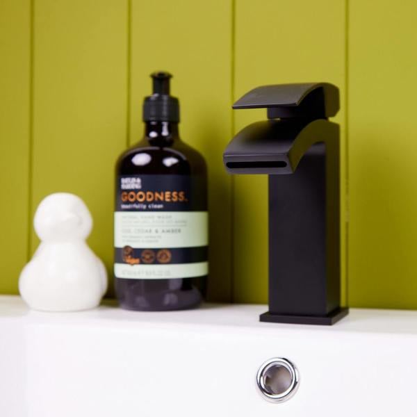 Flode Boras | Mono Basin Mixer Tap | Matt Black