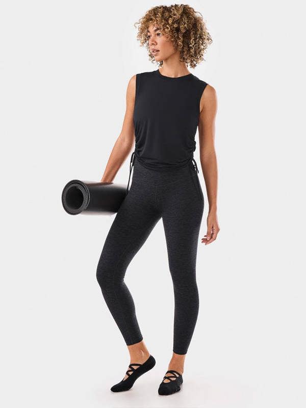 Tavi Crop Side Tie Tank Top