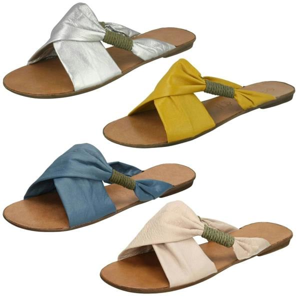 Spot On Ladies Spot On Slip On Sandals