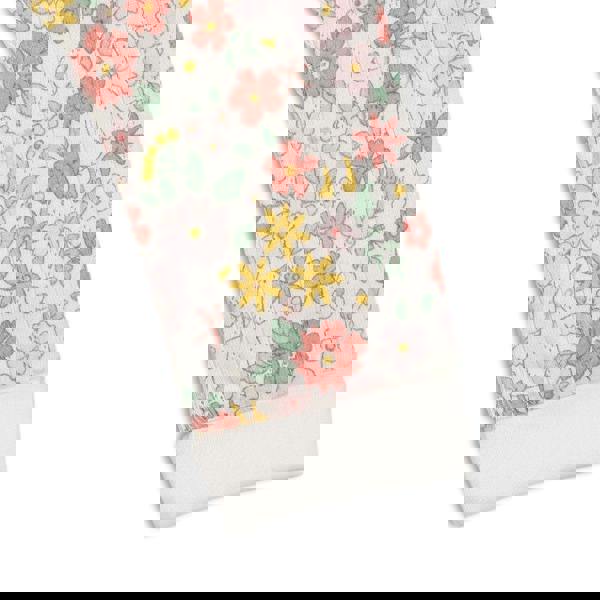 Mini Cuddles Baby Girls 3pk Floral Printed & Solid Leggings, Multicolour