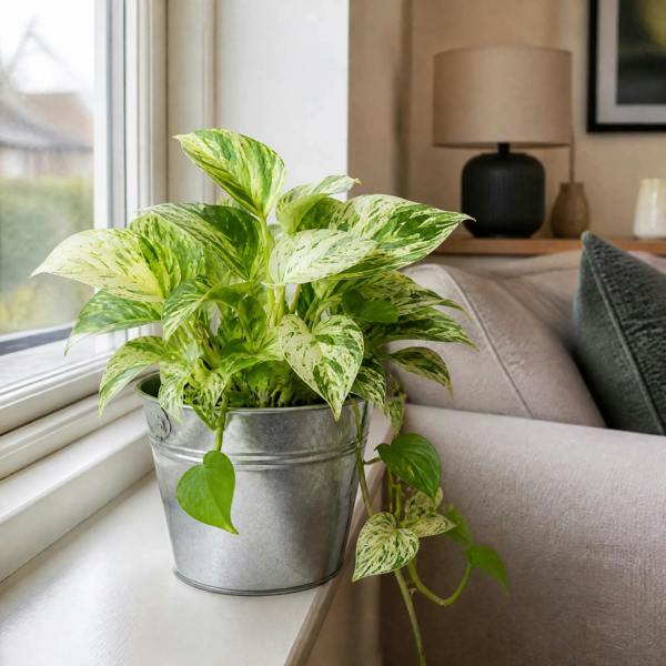 Epipremnum Marble Queen Pothos 12cm Pot Plants By Post