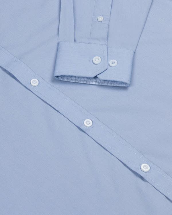 Steel & Jelly Blue Formal Long Sleeve Shirt