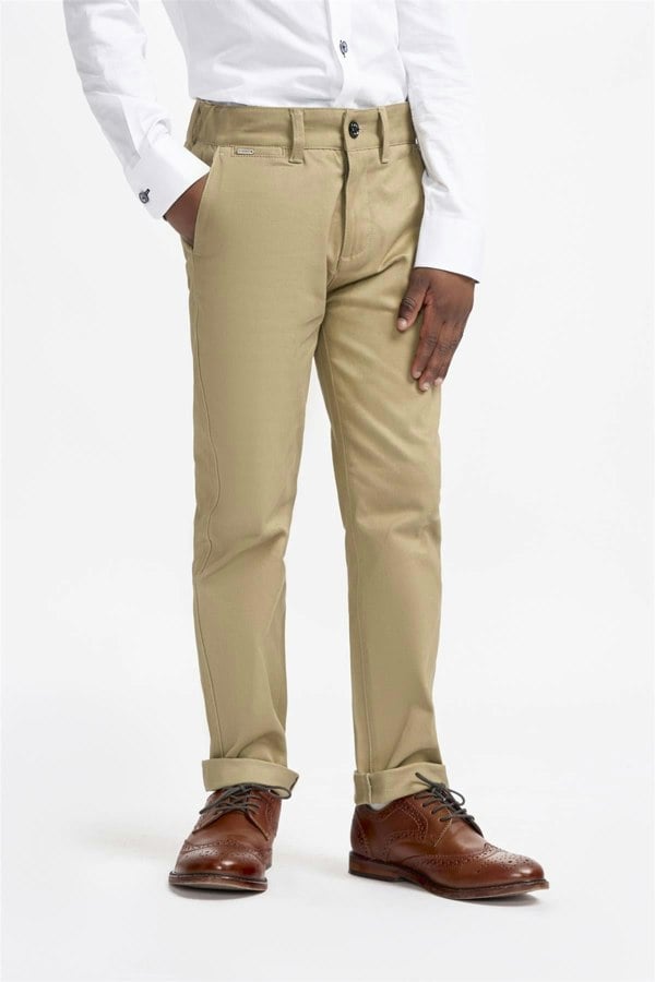 Boys Dakota Stone Chino Front