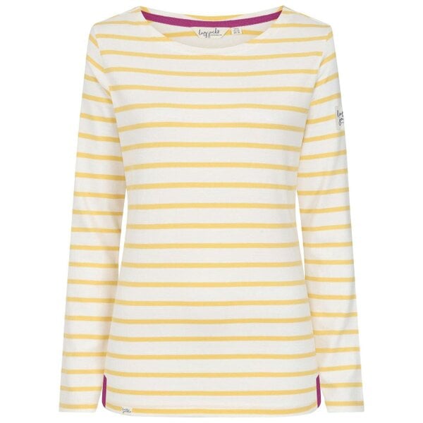Lazy Jacks LJ97 - Long Sleeve Striped Breton - Lemon