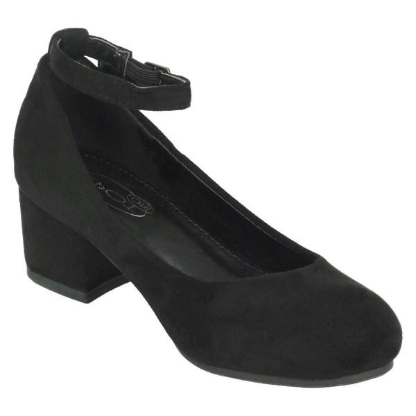 Spot On Girls Spot On Mid Heel Ankle Strap Shoes