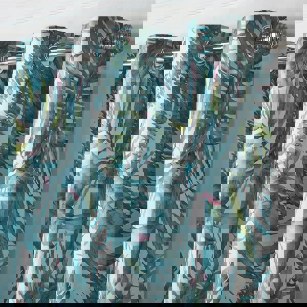 Luxury Living Mala Room Darkening Ring Top Curtains