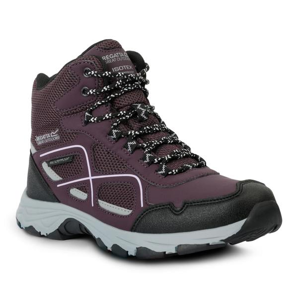 Regatta Womens/Ladies Lady Vendeavour Walking Boots - Deep Plum/Lilac Frost - 