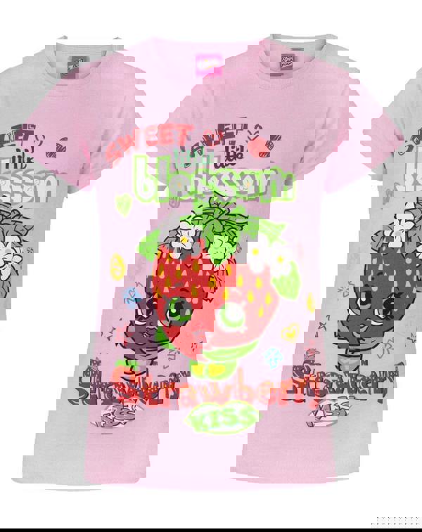 Shopkins Girls Pink Short Sleeved T-Shirt