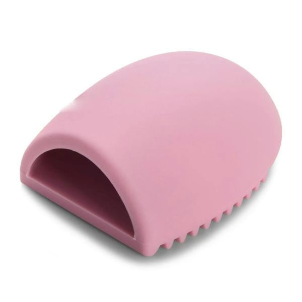 Aquarius Silicone Egg Makeup Sponge Scrubber Brush Cleaner Pink Reusable Tool