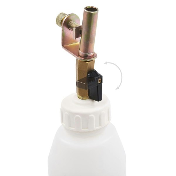 Berkfield Pneumatic Brake Bleeder Extractor Pump with Filler Bottle 2 L
