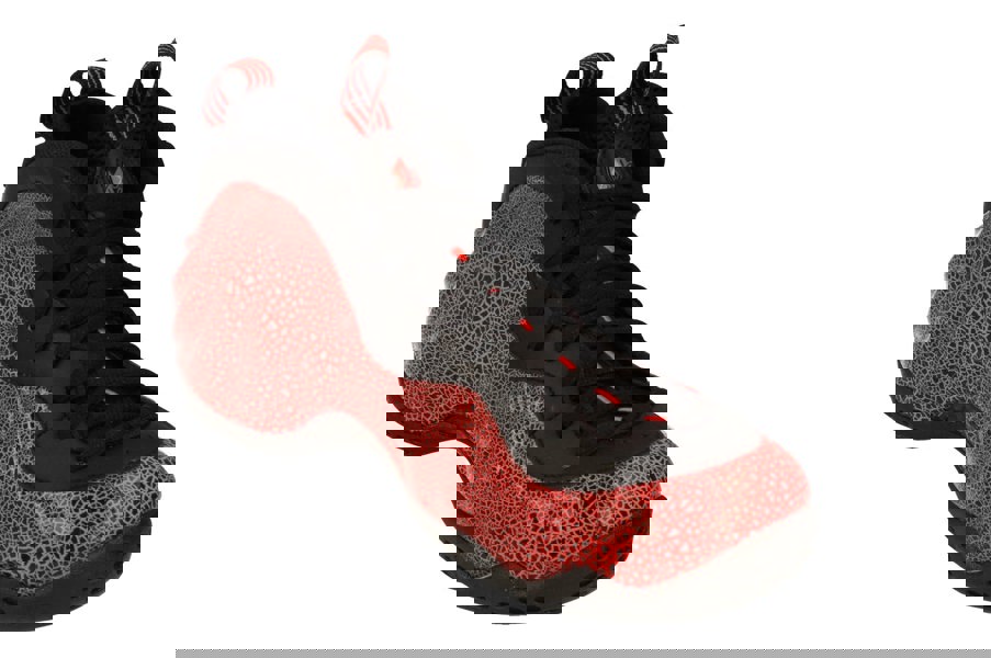 Nike Air Foamposite One Mens Hi Top Basketball Trainers 314996 014 - Black Bright Crimsom 014 - Photo 3