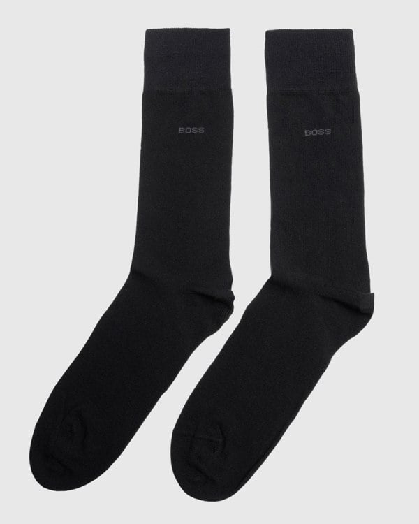 BOSS Orange BOSS Orange 5 Pack Regular Length Uni Color Mens Combed Cotton Socks NOS