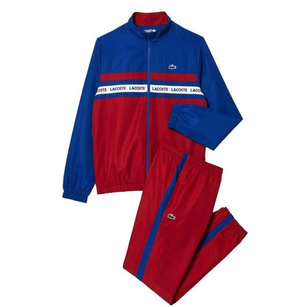 Lacoste Mens Tennis Tracksuit - Blue/Red